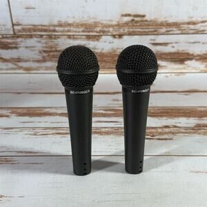 Behringer Ultravoice XM8500 Dynamic Vocal Microphone Set of 2